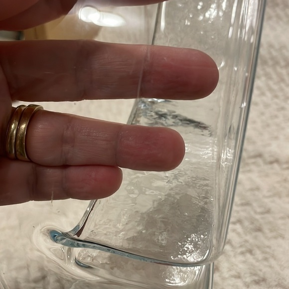 Glass 3 Way Divider Serving Dish - Picture 5 of 6